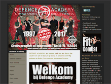 Tablet Screenshot of defenceacademy.nl